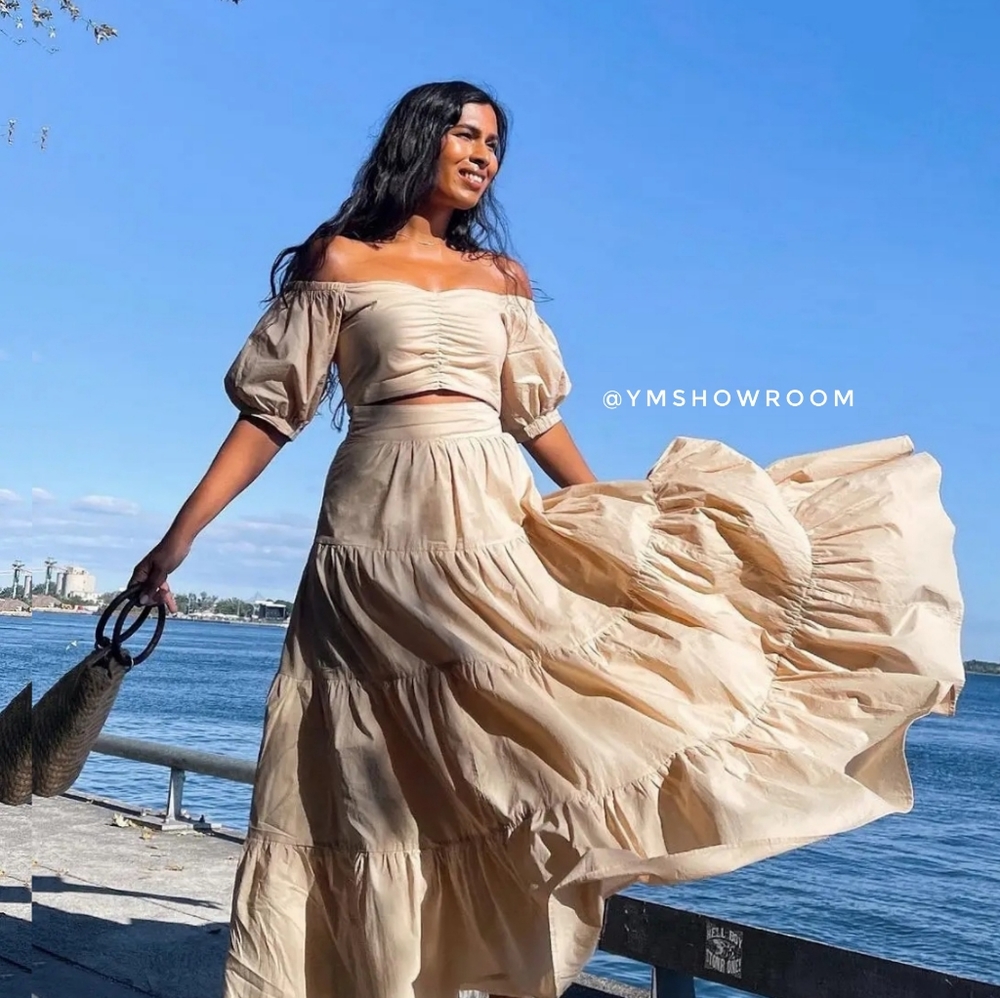 MANGO top/skirt set